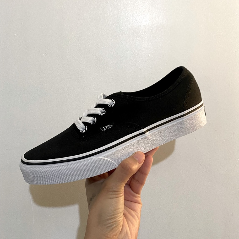 Vans Black/Zebra Authentics